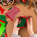 Healifty 20pcs Christmas Mini Scarfs: 7.860.19Inch Tiny Snowman Scarves for DIY Crafts - Xmas Wine Bottle Hanging Ornaments Decor in White & Red