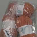 Marshmallow Yarn 3PCS 3.5oz Soft Chenille Yarn for Amigurumi Baby Blanket Yarn: No Shedding Soft Easy to Knitting and Crocheting Bulky 5# Yarn 3 Skeins of 100g (Brown)