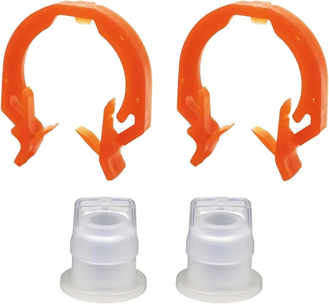 4pcs Transfer Case Shift Cable Retainer Clip 68018106AACable Shifter Linkage Bushing 68064273AB for Jeep Wrangler JK 2007-2018 for Patriot 2007-2017 for Compass 2007-2017 for Dodge Caliber 2007-2011