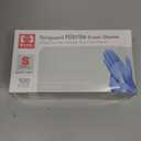 Basic Medical Blue Nitrile Exam Gloves, Latex-Free & Powder-Free Food-Safe House Cleaning Disposable Glove (1000 Pcs)