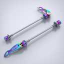 Bike Quick Release Skewer Front & Rear Wheel Axle for Mountain Bike/Road Bike/Bicycle/MTB Wheel HubColorful a Pair