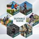 likloks Compression Toe Socks for Men & Women Over-The-Calf (OCT) Athletic Running Printed Socks with Toes (3 Pairs) (S)