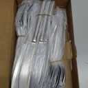 Alata Potter 40-Piece Forged Silverware Set, Service for 8  Premium Stainless Steel Flatware Set, Modern Design with Satin Finish, Ideal for Home, Kitchen, Party, Camping