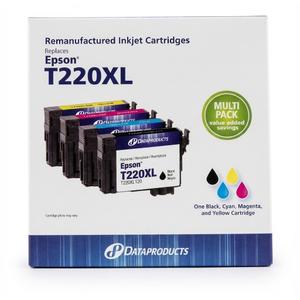 REMANUFACTURED INKJET CARTRIDGES, Epson T220XL, Multi-Pack