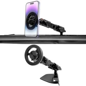 Magnetic Phone Mount Holder for 2018-2023 Jeep Wrangler JL 4XE Gladiator JT, for Magsafe iPhone 12-17 Series Accessories, 360 Adjustable, One-Hand, Off-Road Stable, No Darill Easy to Install