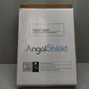 Angol Shiold Elongated Toilet Seat Molded Wood Toilet Seat with Quietly Close and Quick Release Hinges, Easy to Install also Easy to Clean (Elongated, Blue Marble) (Elongated-18.5)