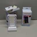 2 PCs Phone Holder Wavy Led Light & Mirror