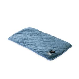Pure Enrichment WeightedWarmth - 2-in-1 Weighted Lap Pad with Warmer (32"x21"), 3 Warmth Settings, BPA-Free, Non-Toxic Beads, & Soft Micromink — Ideal for Kids, Travel & Back Pain, or Cramps