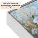 Floating Frame for 30x30 Canvas Painting, DIY Metal Canvas Frame with 1.5 Inch Deep for Oil Paintings Art Prints Artwork, Floater Frame for Landscape Portrait Living Room Wall Decor (Silver)
