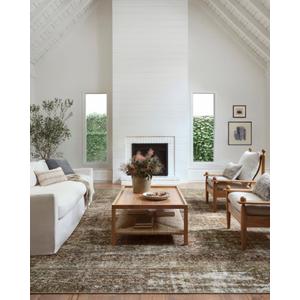 Loloi Amber Lewis Billie Collection, Tobacco & Rust 5'-0" x 7'-6" Area Rug Antique & Distressed Accent Rugs for Living Room, Bedroom, Entryway & Hallway, No Shed High Traffic Area Home Decor Rug