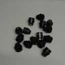 Wheel Nut Covers Bolt Caps, 24mm/0.94" Vinyl Lug Bolt Cover, Auto Hub Screw Exterior Protection Anti-Theft Cap, Dustproof Replacement Universal Decoration for Car, 20PCS Black