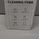 TEBAL Ultrasonic Retainer Cleaner Machine, 52kHz Ultrasonic Denture Cleaner for Night Guards, Braces, Toothbrush Heads, Jewelry and More, Ultrasonic Cleaner for Retainers with 250ML, Black-Beige