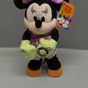 Just Play Disney Seasonal Zombie Minnie Mouse Halloween 13.5-inch Feature Plush, Music and Dancing, Kids Toys for Ages 3 Up