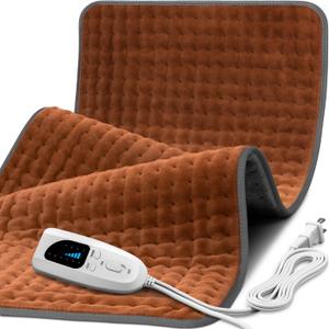 XXXL Heating Pad for Back Pain Relief, Heated Pad for Neck/ Shoulders/ Legs/ Knees/ Feet/ Cramps, 6 Heat Settings Auto-Off, Heat Pads for Women, Birthday Mothers Day Gifts for Mom Wife Grandma Her, 17"x33"