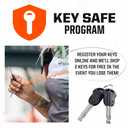 Kryptonite Kryptolok Mini-7 Bike U-Lock, Heavy Duty Anti-Theft Bicycle U Lock, 12.7mm Shackle with Mounting Bracket and Keys, High Security Lock for Bicycles Scooters