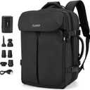 Vacuum Compression Backpack, 60L Expandable Vacpack, Waterproof Carry-On Anti Theft Airback, Black