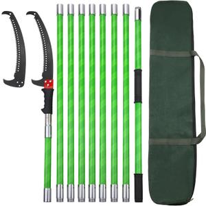30 Feet Tree Pole Pruner Manual Branches Trimmer Tree Branch Garden Tools Loppers Hand Pole Saws Extendable Height