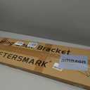 2pcs Floating Shelf Bracket Heavy Duty,Decorative Floating Shelf Hardware Hidden Black Metal Fireplace Mantel Brackets (43"X8"X1.0" with Tools)