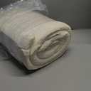 PLANTIONAL Natural Cotton Batting for Quilts: 79-Inch x 91-Inch Light Weight Purely Natural All Season Quilt Batting for Quilts, Craft and Wearable Arts