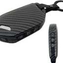 Key Fob Cover Case for Kia GT Line Telluride EV9 Picanto Sorento MQ4 Sportage Carens Morning Carnival KX3 Seltos KX5 K5 Keyless Entry Remote Case Holder ABS Carbon Fiber Pattern (7 Button)