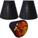 small lamp shade chandelier shades set of 3 Fabric Lampshade for Wall Lamp chandelier shades small table lamps For Cutting Edge bulbs, Clip-on Fitter Lampshade, 3" X 6" X 5"