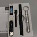 Ear Wax Removal, Earwax Removal Kit, 1296P HD Ear Cleaner with Camera, Otoscope with 6 Ear Spoon, Ear Canel Cleaning 6 LED Lights 12 Ear Tips, Ear Camera for iOS & Android, Black