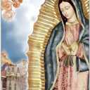 2 x Our Lady Guadalupe Body Portrait Basilica (12"x16") - Religious Wall Art Laminated Print Unframed Poster Home Decoration Arte Diseo Piezas Maestras