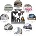12 Pcs Vacuum Attachments Accessories for Shark Navigator Lift Away Attachments, Fit NV350 NV352 NV355 NV356E, Rotator NV500 NV501, Rocket HV301 Series Upright Vacuum, 1 1/4" (32mm) Vacuum Attachments