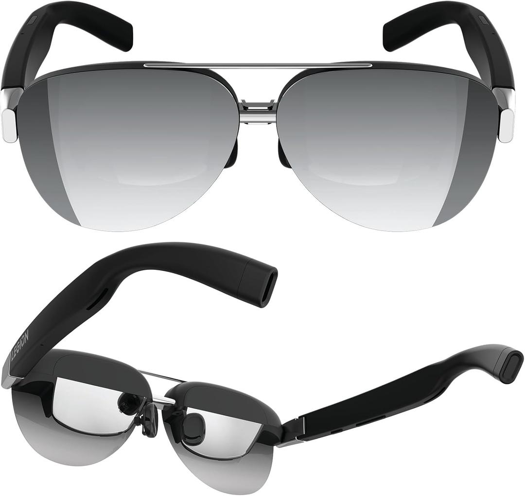 Lenovo Legion Glasses Gen 2 - Micro-OLED Personal Wearable Monitor for Gaming & Movies, FHD 120Hz Plug-and-Play Display Legion Go & USB-C Devices, High-Fidelity Audio & Privacy