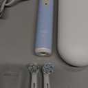 Oral-B iO Deep Clean Rechargeable Electric Powered Toothbrush, Icy Blue with iO Series 3 Limited, 2 Brush Heads and Travel Case - Pressure Sensor to Protect Gums - 3 Cleaning Settings - 2 Minute Timer (1 Count (Pack of 1))