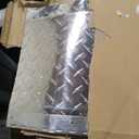 Extreme Max 3005.5278 Hinged Aluminum Trailer Door Slider Plate - 84"
