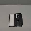 Caka for Z Fold 3 Case, Galaxy Z Fold 3 Case with Pen Holder & Hinge Protection, Camera Cover & Kickstand with Built-in 360Rotate Ring Stand Magnetic Protective Case for Samsung Galaxy Z Fold 3-Black