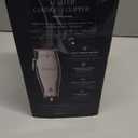 Andis 12660 Professional Master Corded/Cordless Hair Trimmer, Adjustable Carbon Steel Blade Hair Clipper for Close Cutting, Silver