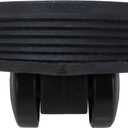 Shepherd Hardware 8721E Hidden Swivel Plate Casters, Black