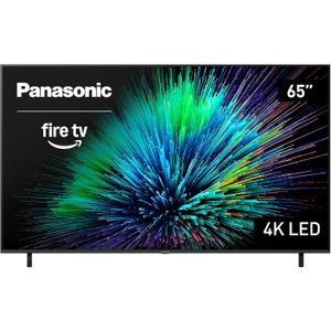 Panasonic W70 Series (2025 Model) 65" LED 4K Ultra HD Smart Fire TV, Press & Ask Alexa, Apple AirPlay, HDR10+, HDMI 2.1, and Bluetooth Support - 65W70BP