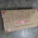 FENCY Metal Raised Garden Bed with Trellis, Metal Planter Box with Trellis, Garden Box for Climbing Plants Vegetable, 47''Lx16''Wx71''H Garden Bed with Drainage Holes(White)