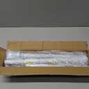 Decorative Curtain Rods for Windows 28 to 48 inch - 1 Inch Heavy Duty Curtain Rods Set,Adjustable Drapery Rods with Bracket for Curtains & Drapes - White