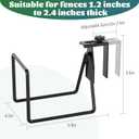 Garden Hose Holder,Adjustable Hose Hanger Wall Mount for Pool Equipment,Heavy Duty Water Hose Hangers for Outside,Sturdy Hose Hooks for Garden (2 Pack)