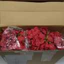 XunYee 12 Bundles Burgundy Artificial Flowers Bulk Valentine's Day Red Flowers Fake Silk Roses Bouquets Realistic Florals Arrangements Decor for Outdoor Wedding Table Centerpieces