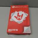 Morph Black Curly Cosplay Wig for Rockstar Role Play, Wavy Halloween Wig for Men and Women, Natural Look, One Size