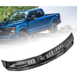Windshield Wiper Cowl Panel Grille Compatible with 2017-2022 Ford F250 F350 F450 F550 Super Duty Left and Right Side Front Window Cover Insert Panel # HC3Z-25022A68-AB HC3Z-25022A69-AC