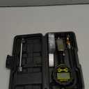 AZUNO Digital Tire Inflator with Pressure Gauge, 200 PSI, Heavy Duty Air Compressor Accessories, with Rubber Hose Lock on Air Chuck and Quick Connect Coupler, Comes with a Portable Carrying Box