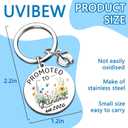 New Grandma Gifts First Time Grandmother Gifts Promoted To Grandma Keychain Mothers Day Gift 2026 Pregnancy Announcement for Grandparents Key Chain Birthday Christmas Gift