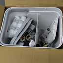 JOYMOOP Mop and Bucket with Wringer Set for Home, Flat Mop and Bucket System, Mops for Floor Cleaning and Wall Cleaner, with 3 Reusable Microfiber Mop Pads