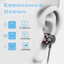 3 Pack Wired Earbuds, Wired in-Ear Headphones with Microphone and Volume Control, Noise Isolation, Pure Sound, Lightweight 3.5mm Earbuds Compatible with Samsung, Tablets, Laptops, MP3 and etc.