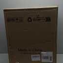 Solid Wood Cute Nightstand with 360 Rotating Drawers, Semi-Assembled Kids Night Stand with LED Lights & 2 Drawers, Modern Fluted Bedside Tables for Bedroom, Living Room Walnut