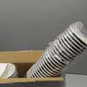 Lamosi 10 oz Disposable Coffee Cups with Lids, 50 Pack Insulated Hot Cups To Go Paper Coffee Cups with Lids and Straws, Corrugated Ripple Wall Cup for Hot Drink, Office, Coffee Bar (Black)