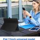 9",9.7",10.1",10.5",10.9",11" Tablet Universal Case with Keyboard, Case with Removable Wireless Bluetooth Keyboard & Pen Holder for iPad, Galaxy and Other 9-11 inch Tablet