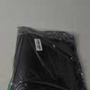 homing Faux Leather Heat Resistant Placemats 4 Packs, Waterproof Wipeable Dining PU Place Mats for Indoor & Outdoor, Easy to Clean, Black (11.8" x 17", Rectangular 4PCs)