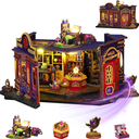 Mostop DIY Miniature House Kit  Magic Wooden Dollhouse Miniature Kits  Tiny House Model with LED Light  Mini House Building Kit for Adults Teens  Creative Craft Birthday Gift Home Decor